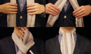 男士围巾的系法图解 男士围巾围法的正确方法